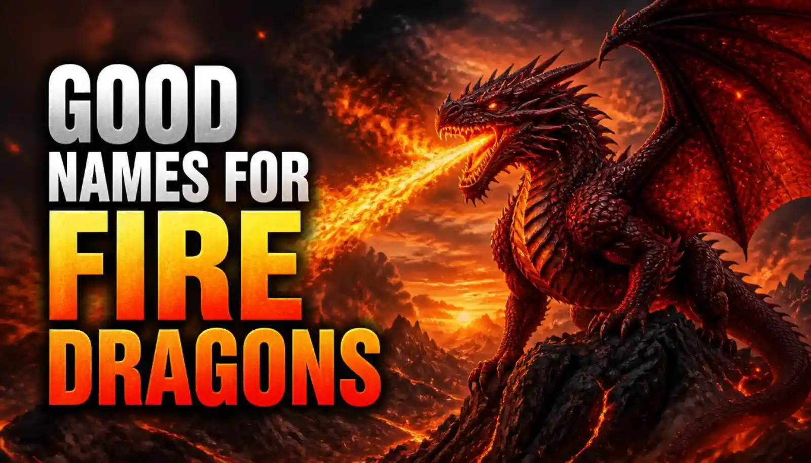 good names for fire dragons