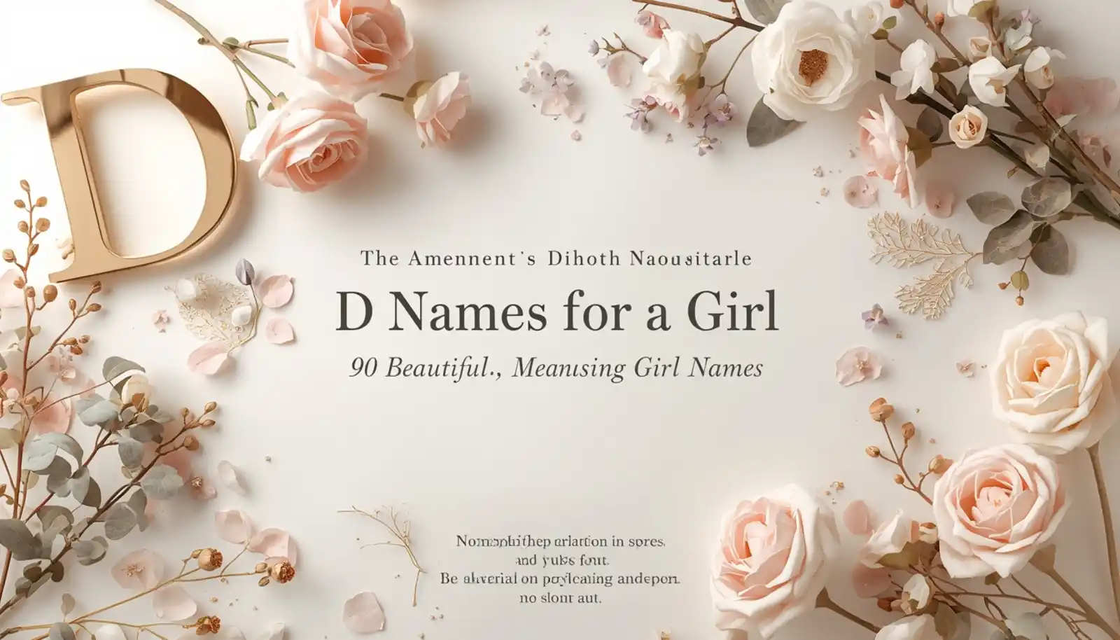 D Names for a Girl