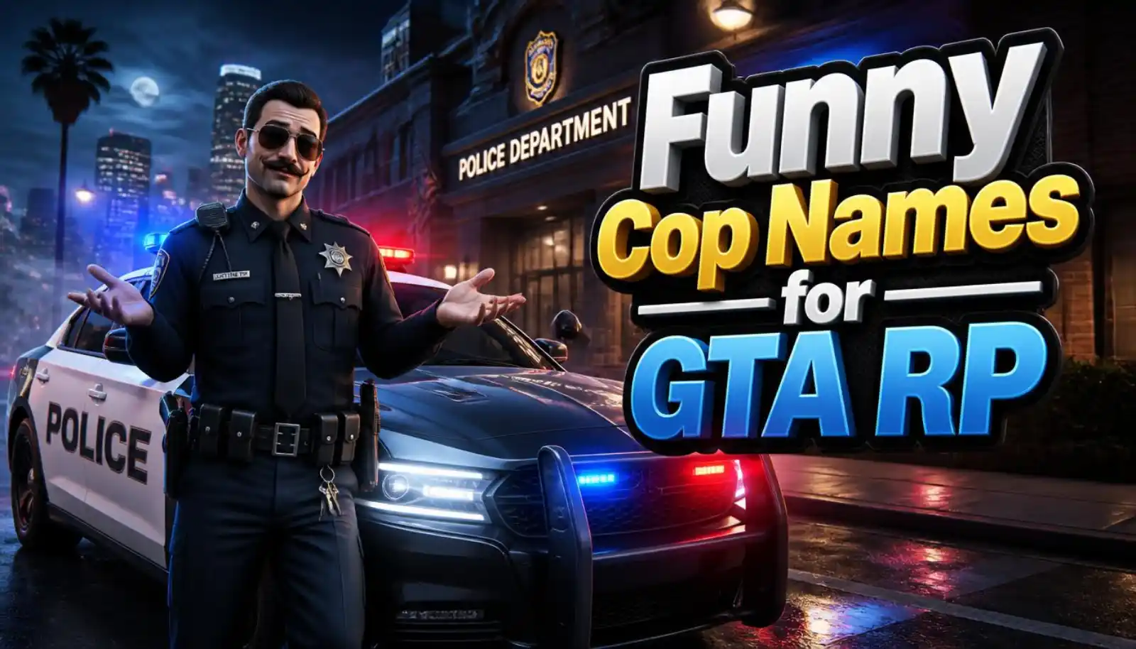 Funny Cop Names for GTA RP