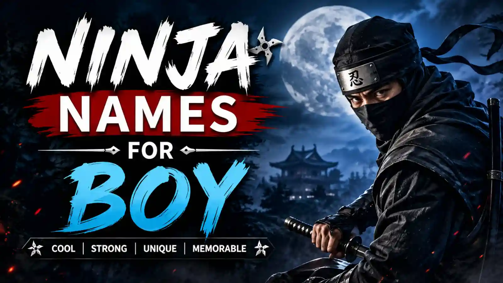 Ninja Names for Boy