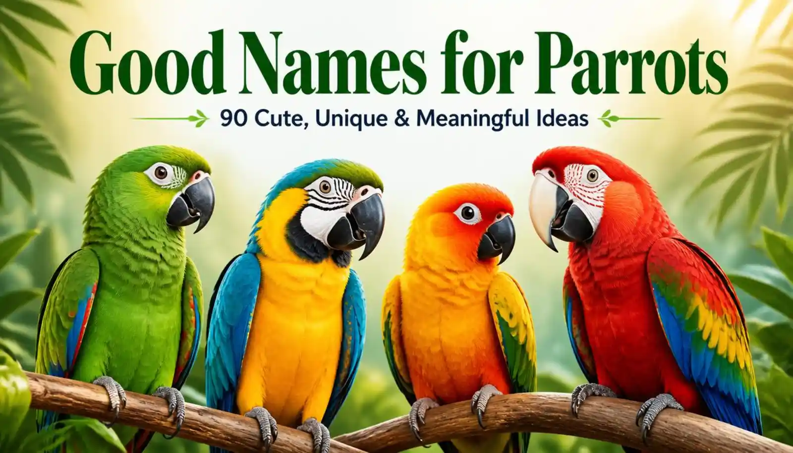 good names for parrots
