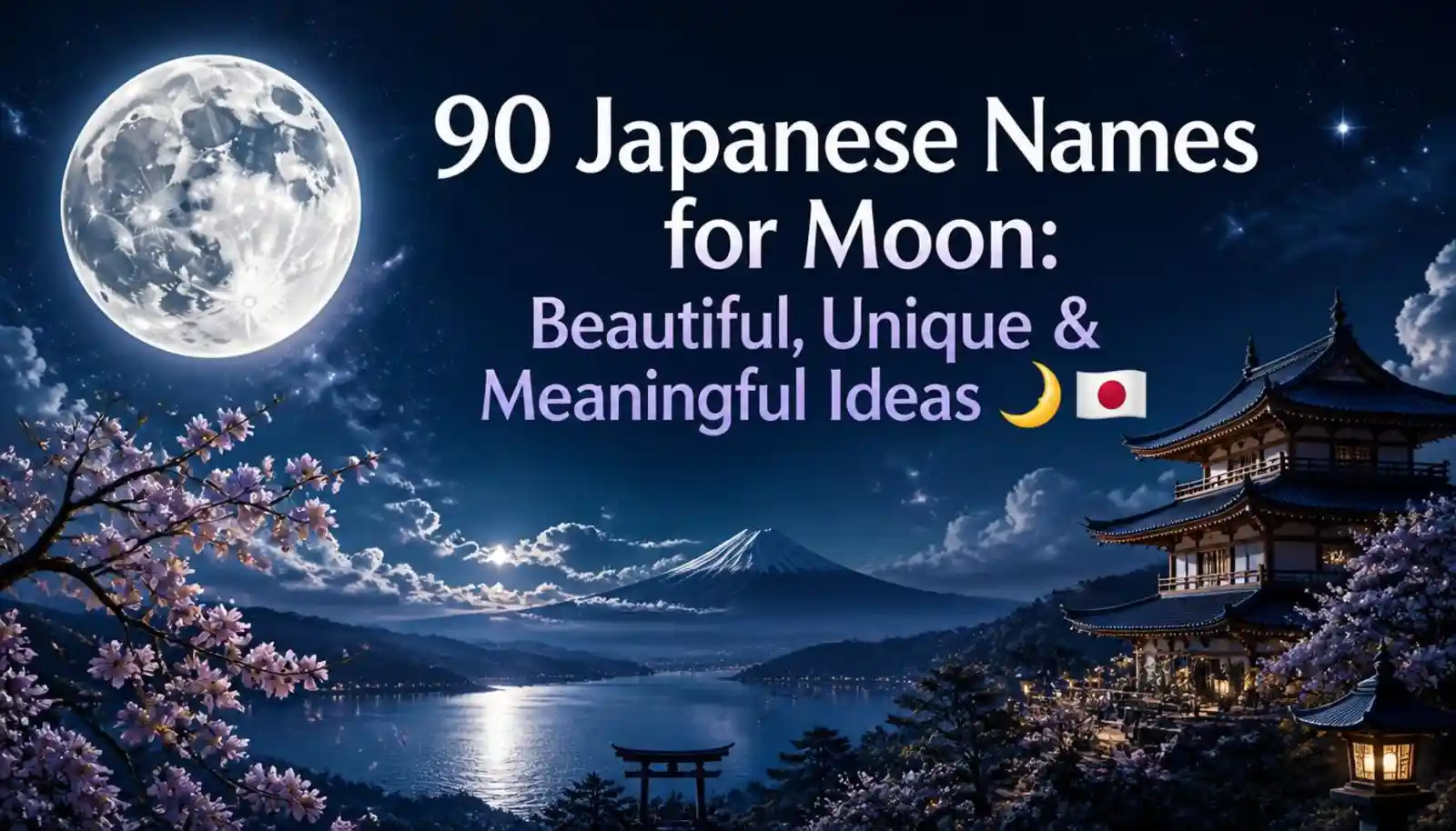 Japanese Names for Moon