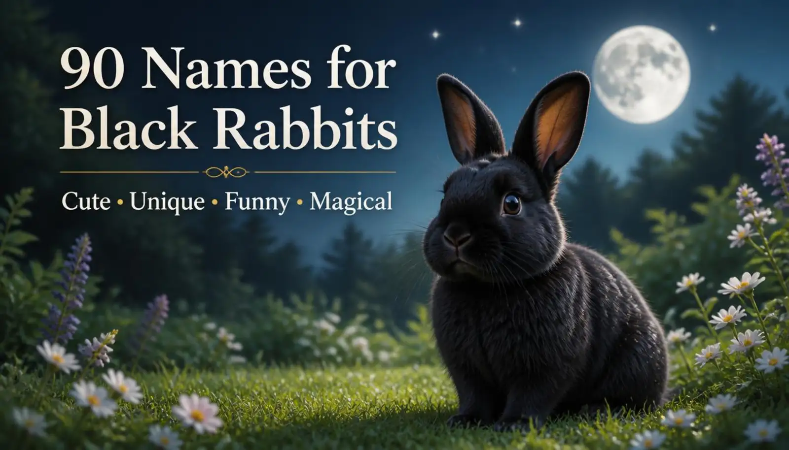 names for black rabbits