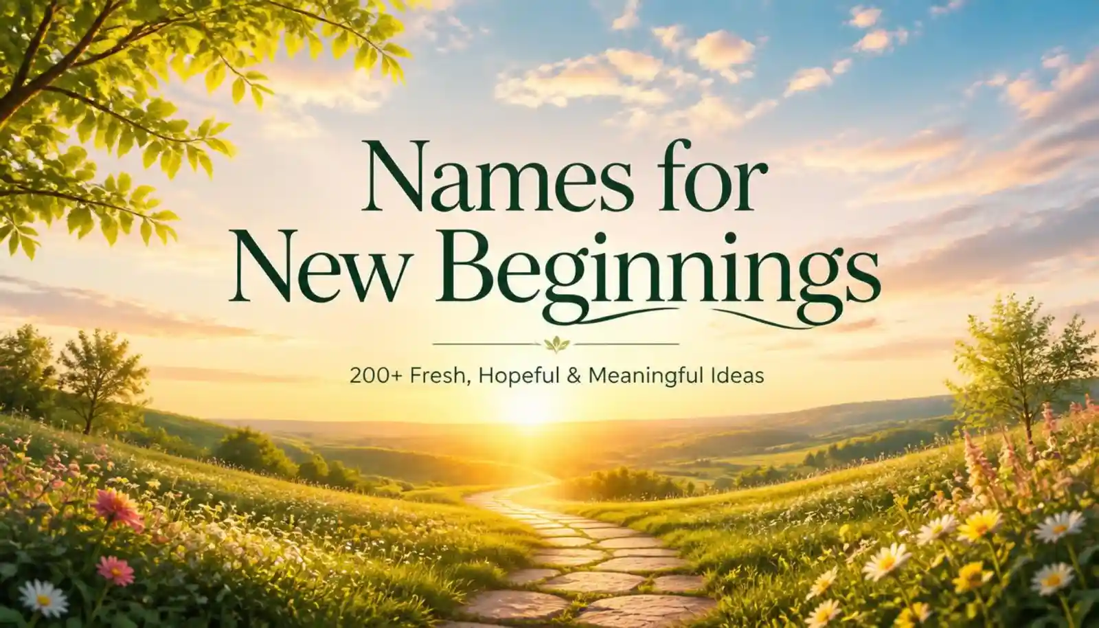 names for new beginnings
