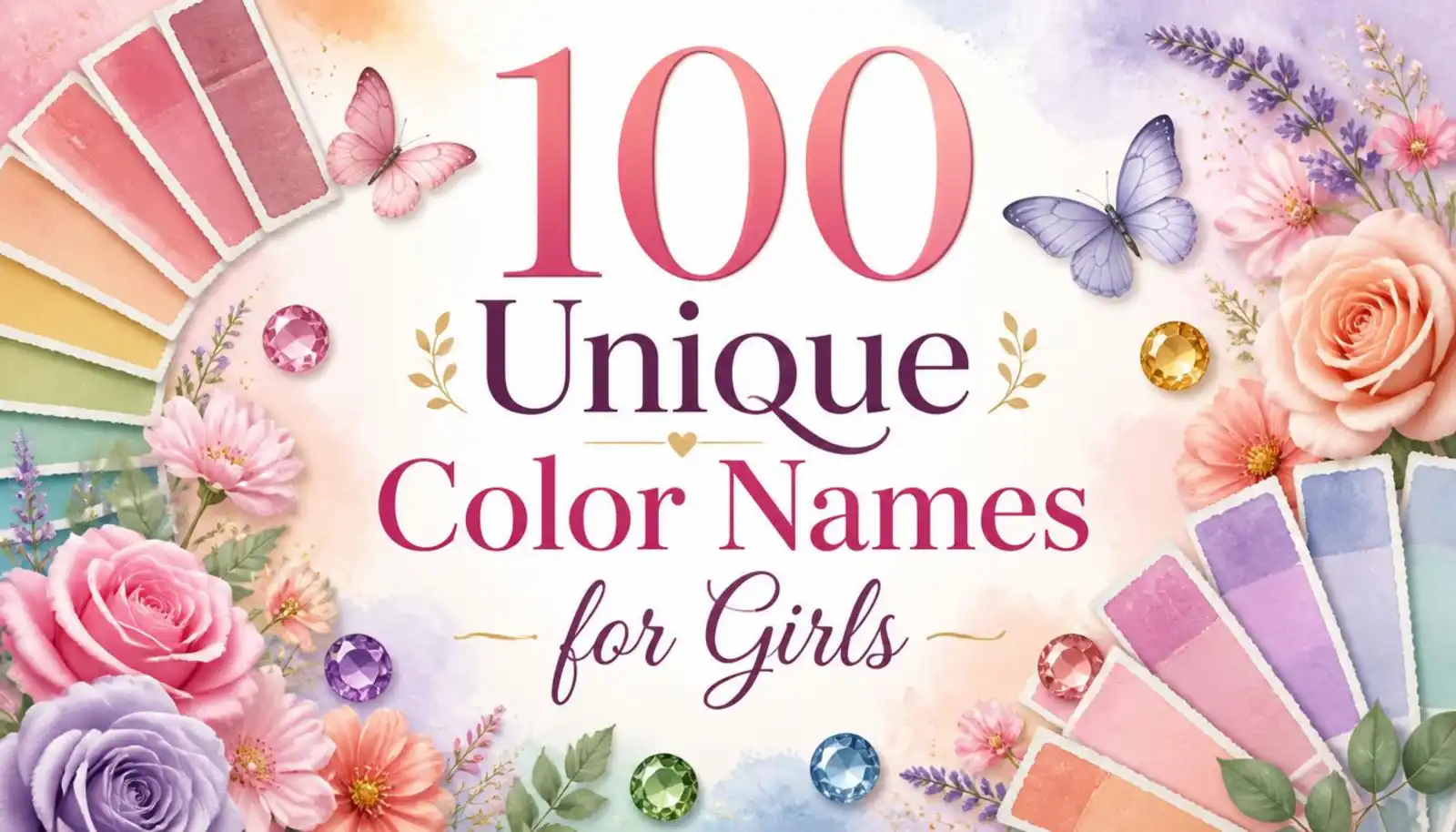 unique color names for girls